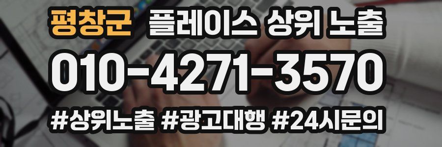 평창군 플레이스 상위 노출