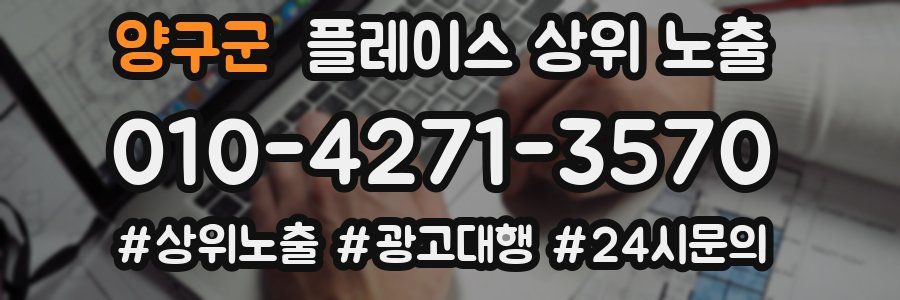 양구군 플레이스 상위 노출