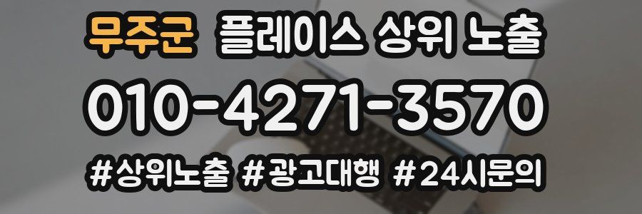 무주군 플레이스 상위 노출