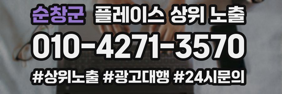 순창군 플레이스 상위 노출