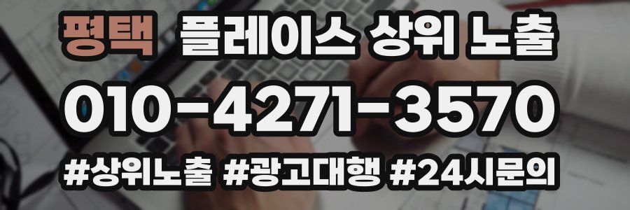 평택 플레이스 상위 노출