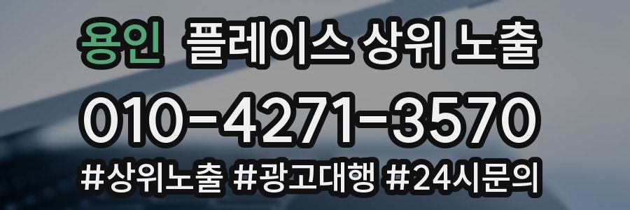 용인 플레이스 상위 노출
