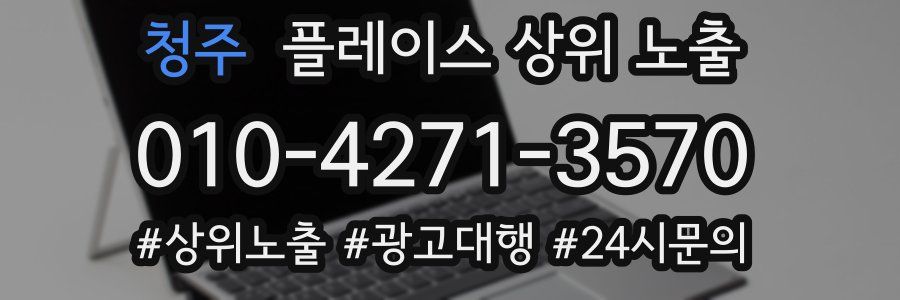 청주 플레이스 상위 노출