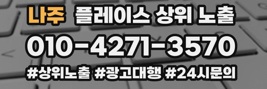 나주 플레이스 상위 노출