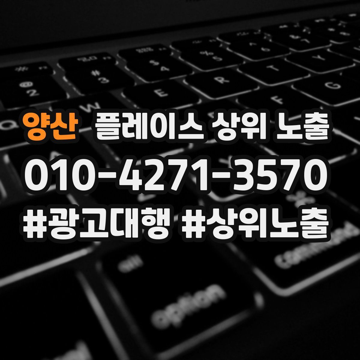 양산 플레이스 상위 노출
