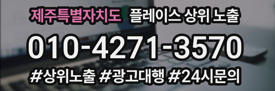 제주특별자치도 플레이스 상위 노출