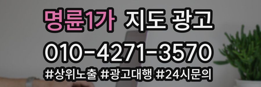 명륜1가 지도 광고
