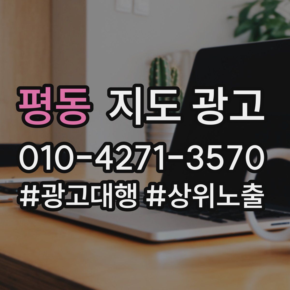평동 지도 광고