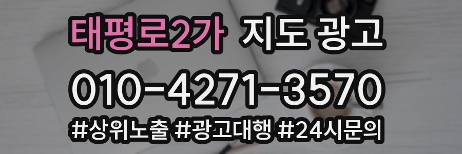 태평로2가 지도 광고