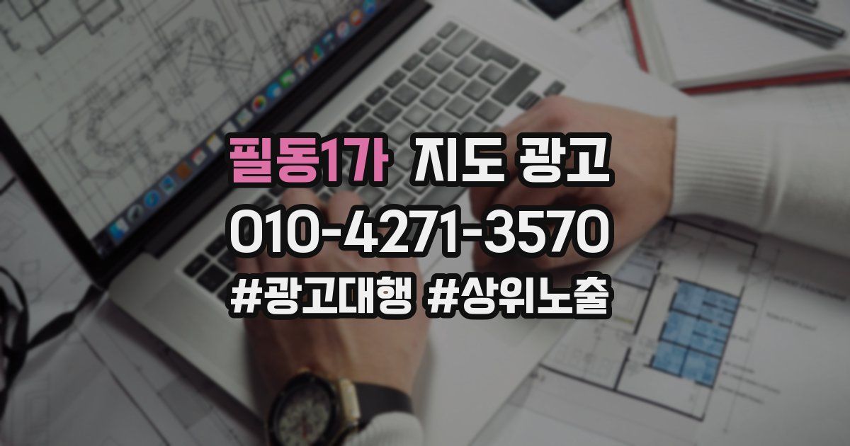필동1가 지도 광고