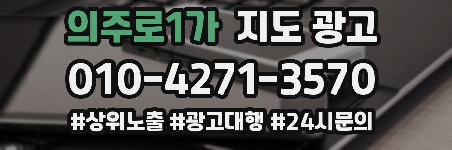 의주로1가 지도 광고
