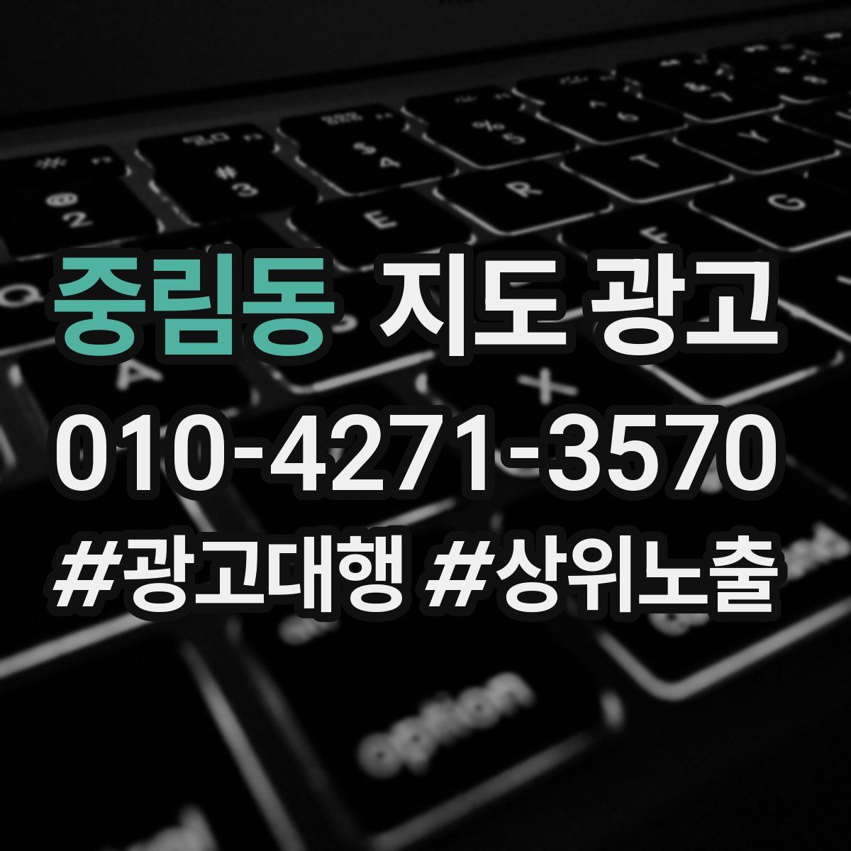 중림동 지도 광고