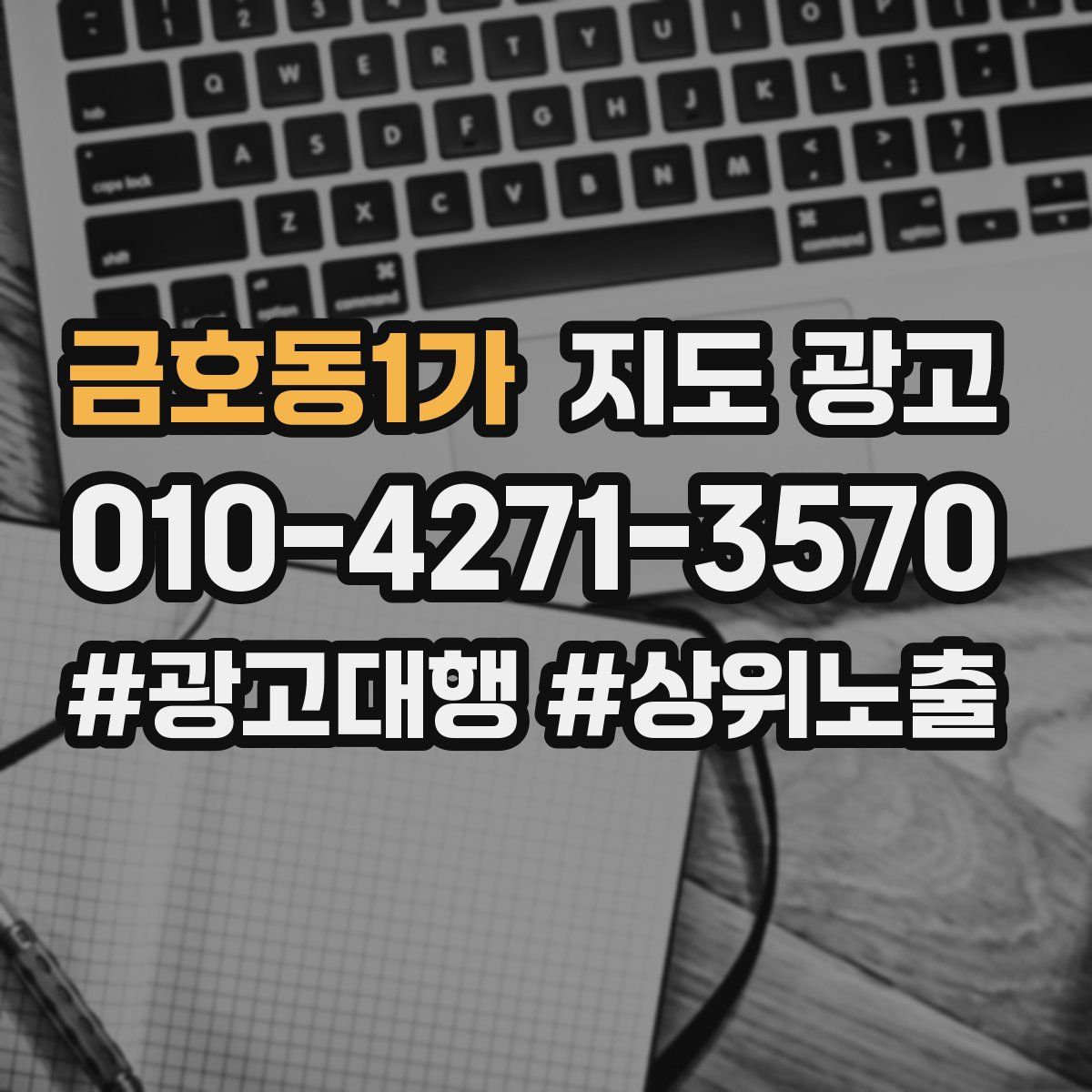금호동1가 지도 광고