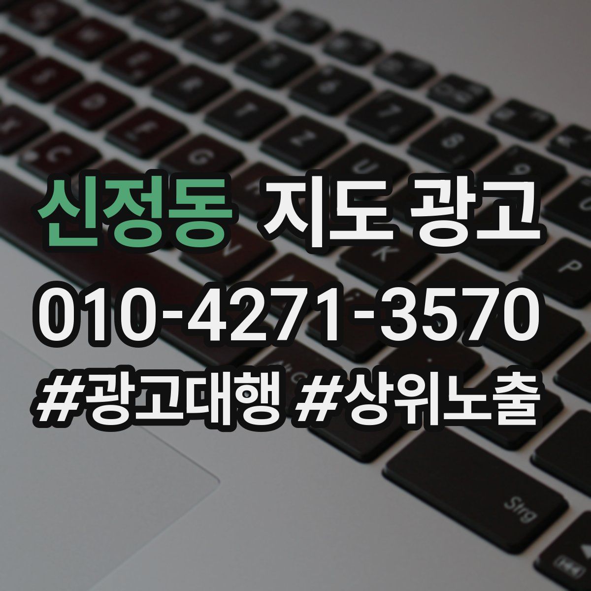 신정동 지도 광고