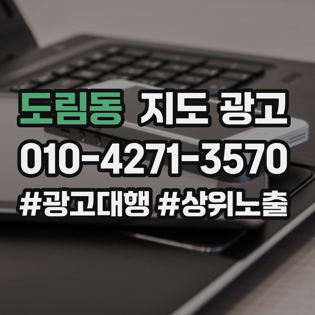도림동 지도 광고