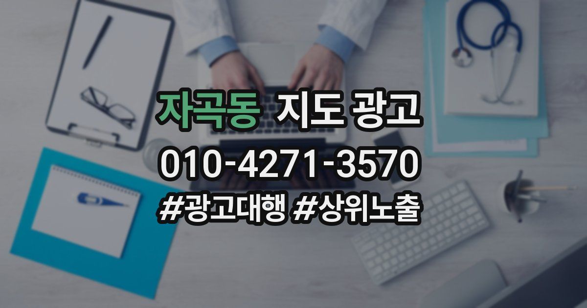 자곡동 지도 광고