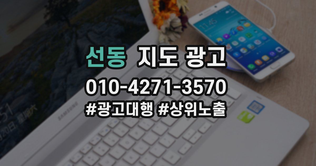 선동 지도 광고