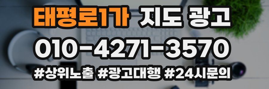 태평로1가 지도 광고