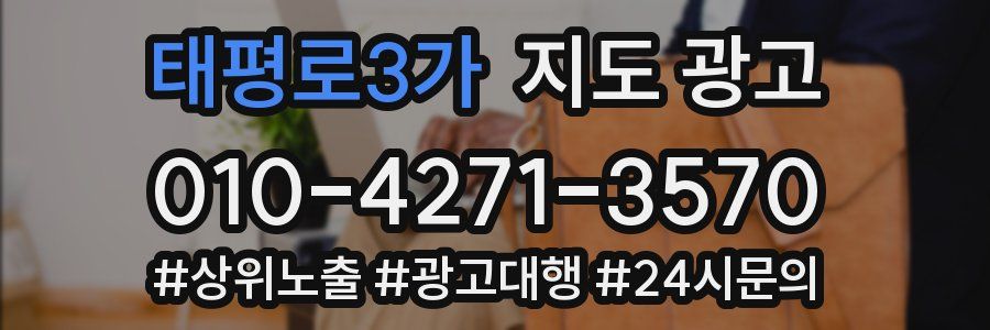 태평로3가 지도 광고