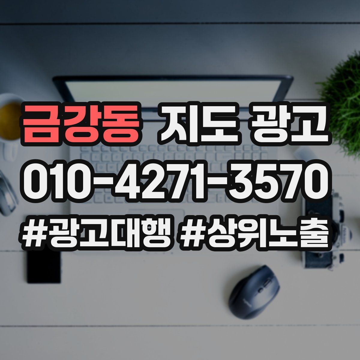 금강동 지도 광고