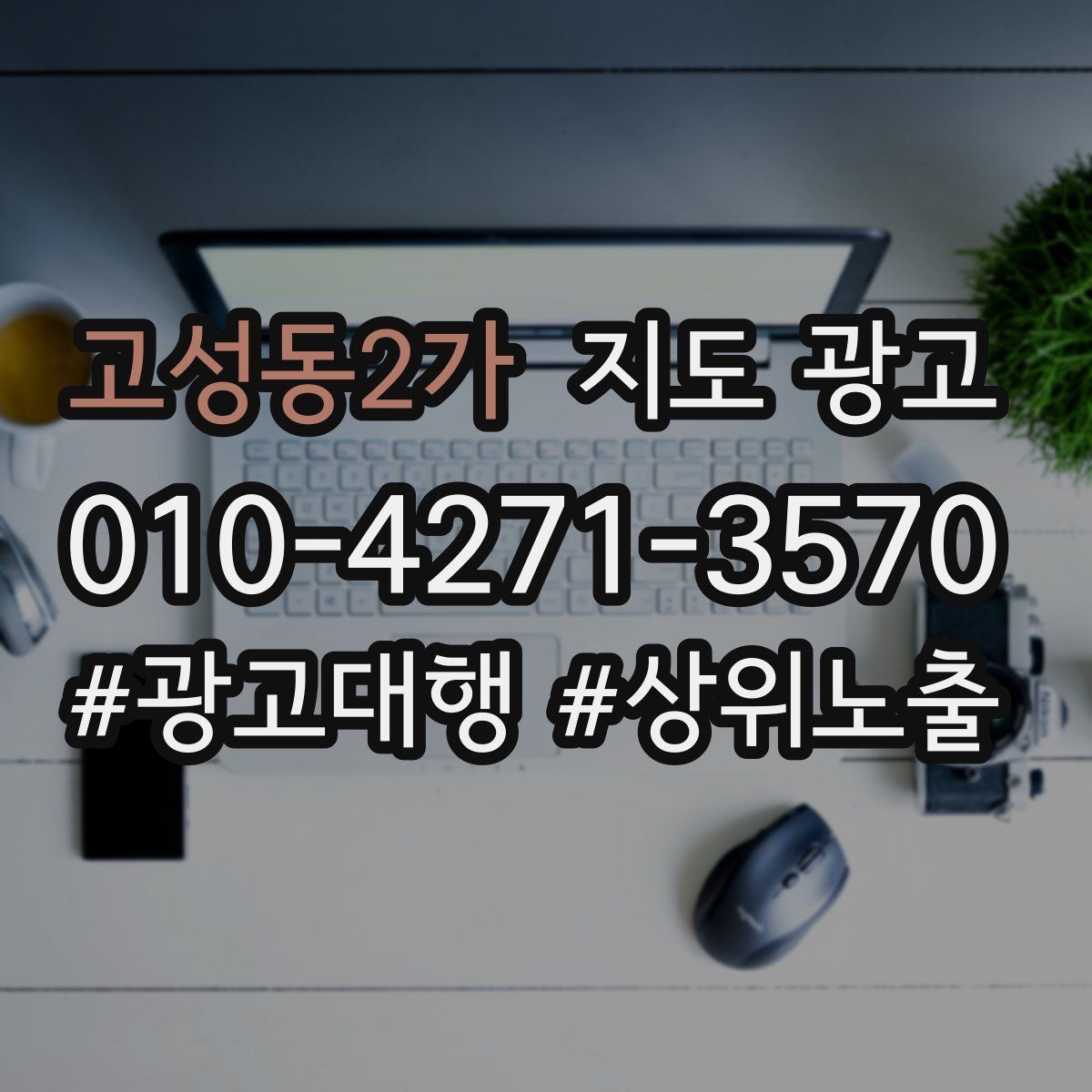고성동2가 지도 광고