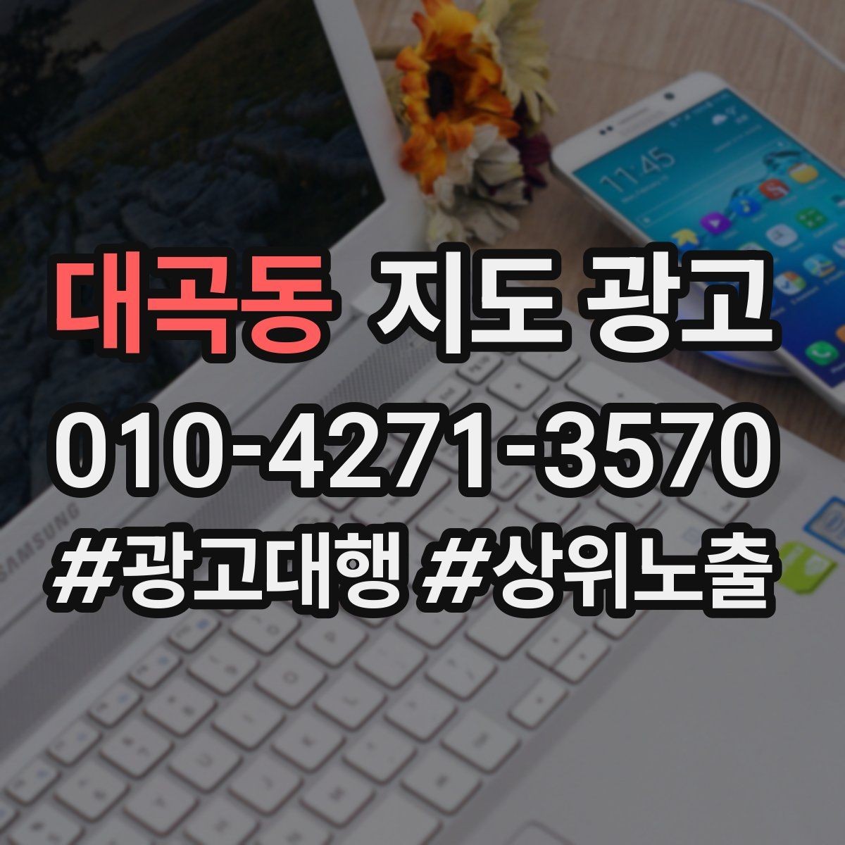 대곡동 지도 광고 주소 지도 핀 오류로 손해 보는 사례