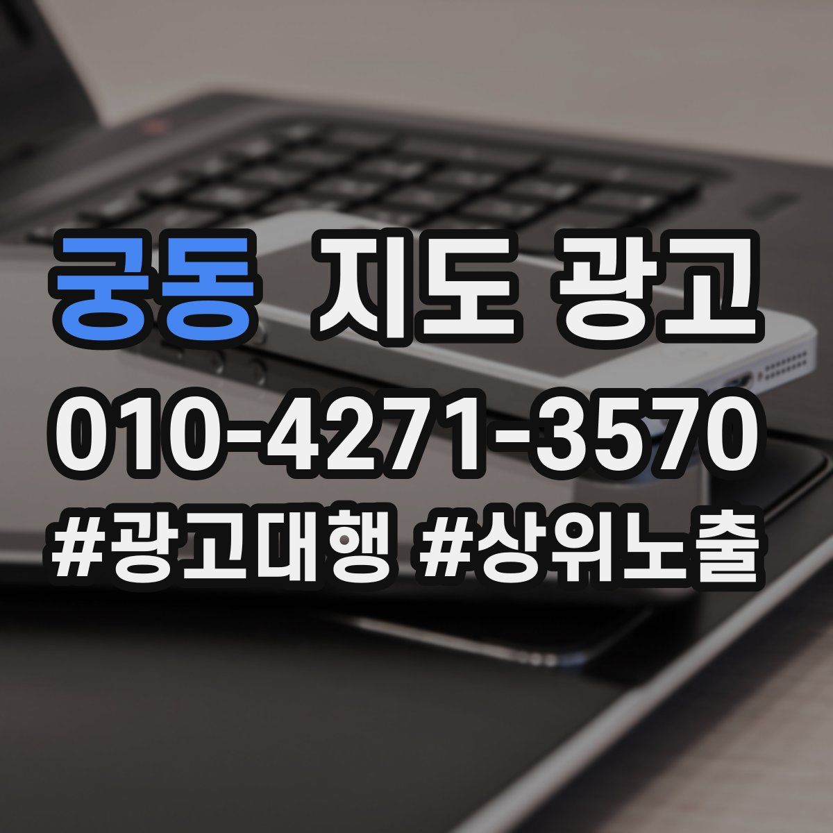 궁동 지도 광고