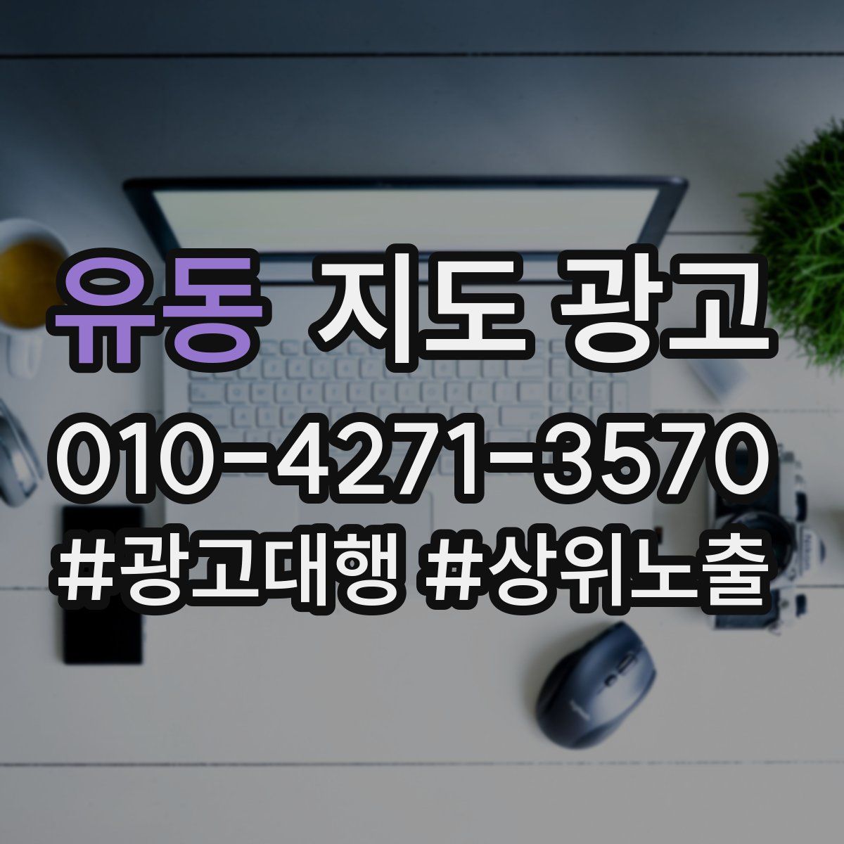 유동 지도 광고