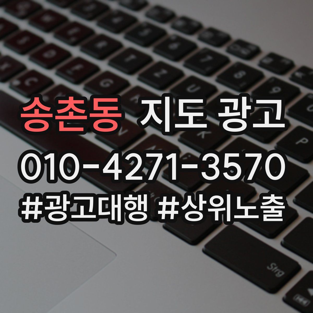 송촌동 지도 광고