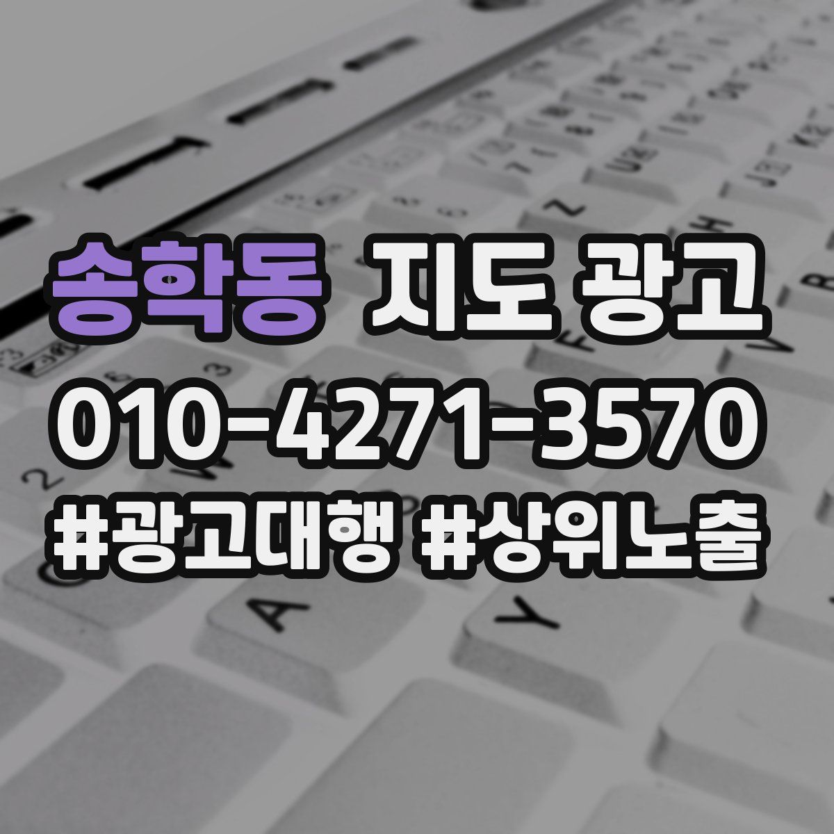 송학동 지도 광고