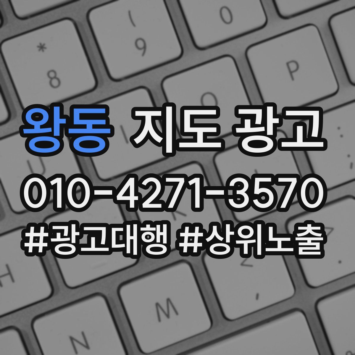 왕동 지도 광고