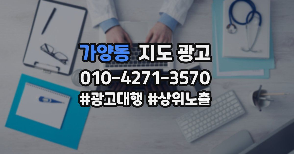 가양동 지도 광고
