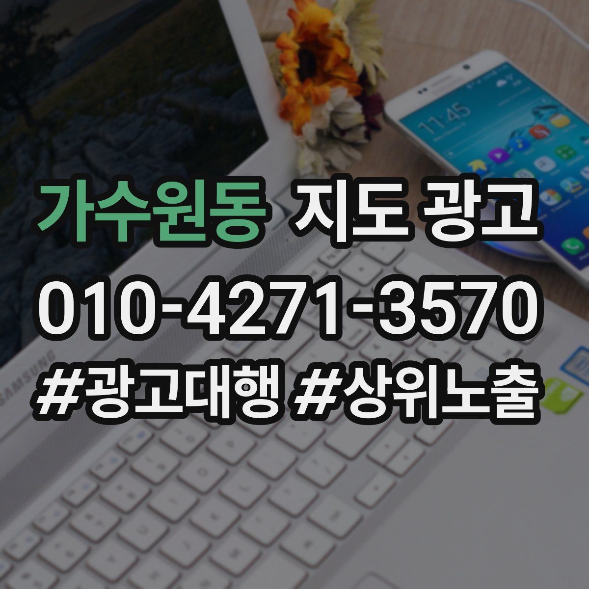 가수원동 지도 광고