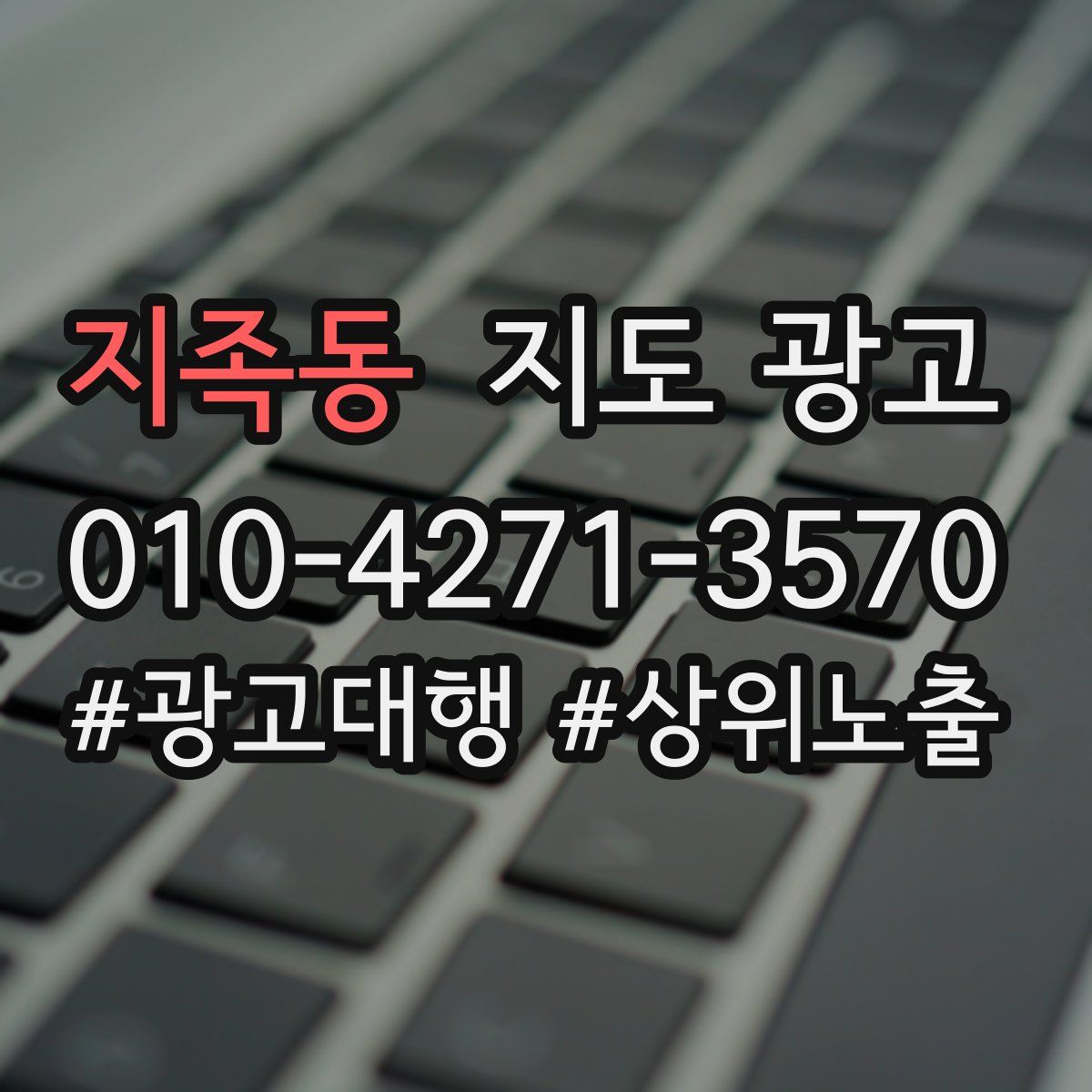 지족동 지도 광고