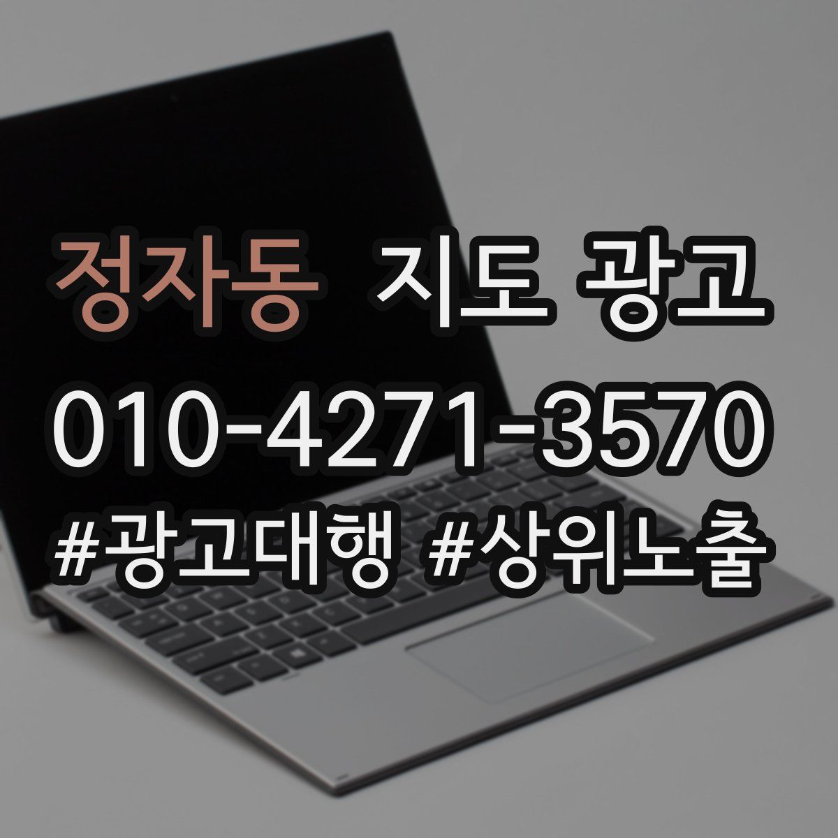 정자동 지도 광고