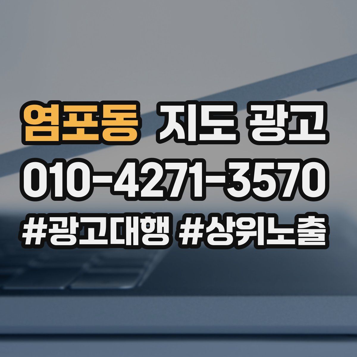 염포동 지도 광고