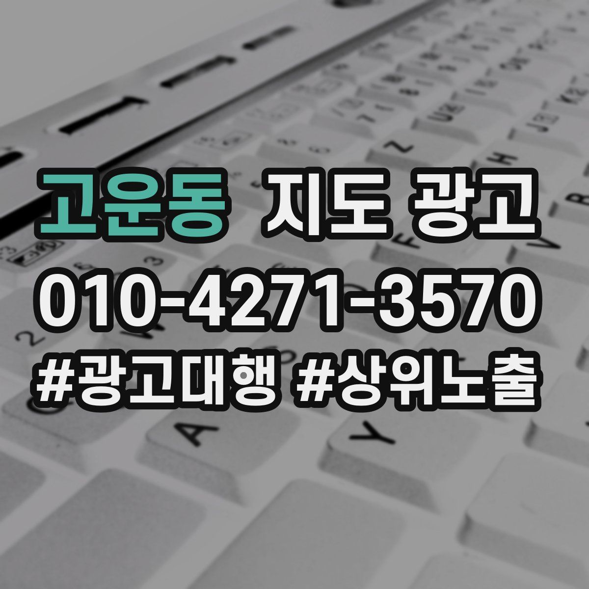 고운동 지도 광고