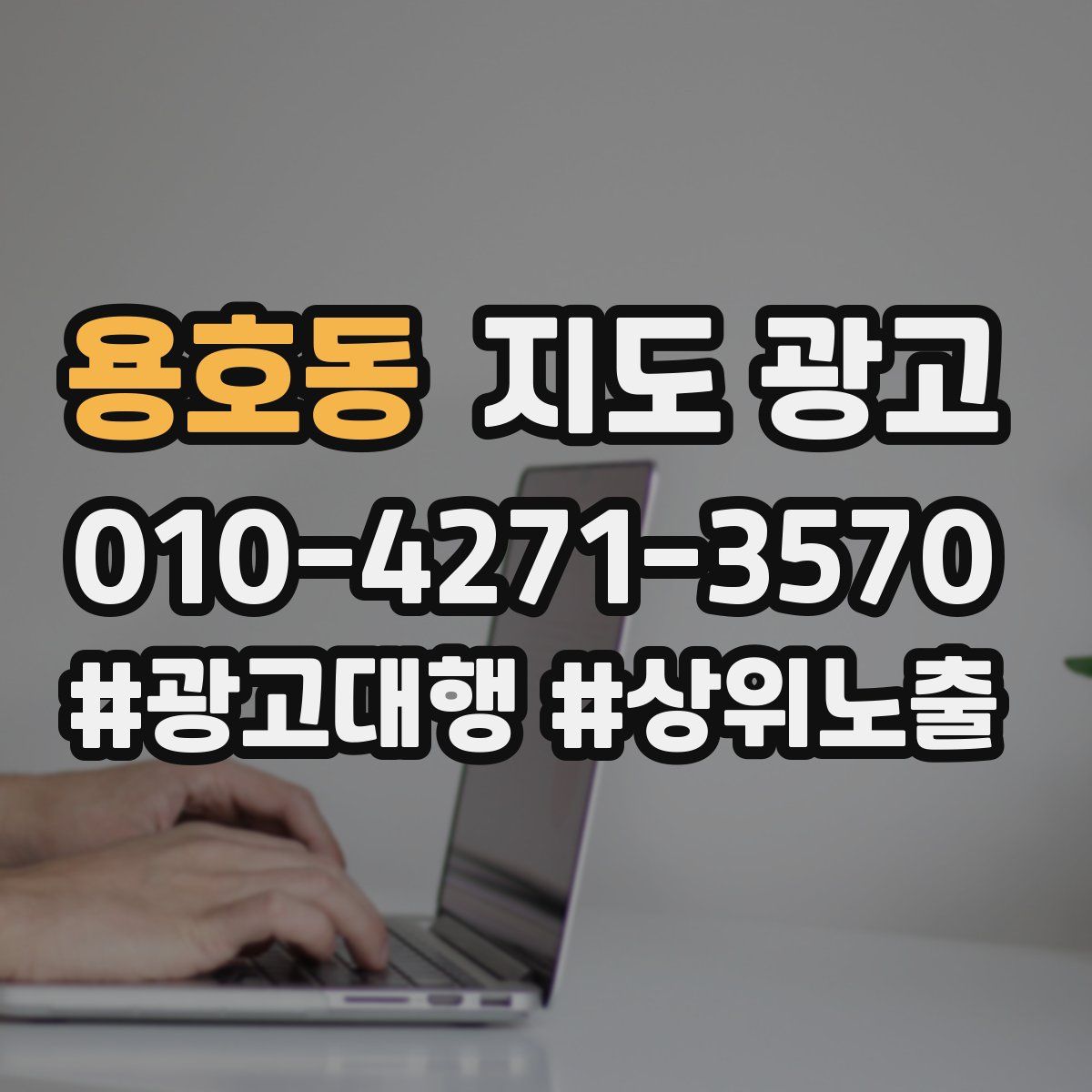 용호동 지도 광고
