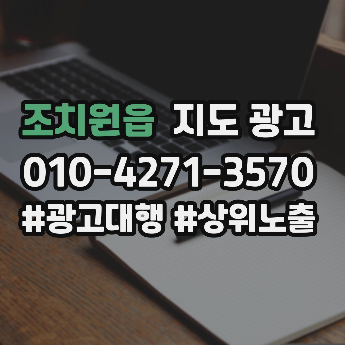 조치원읍 지도 광고