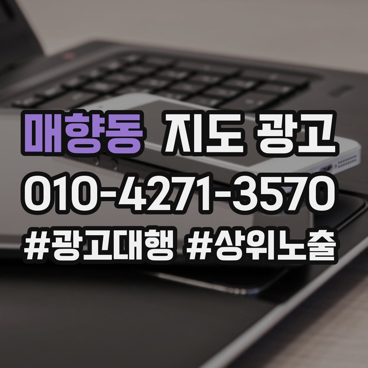 매향동 지도 광고