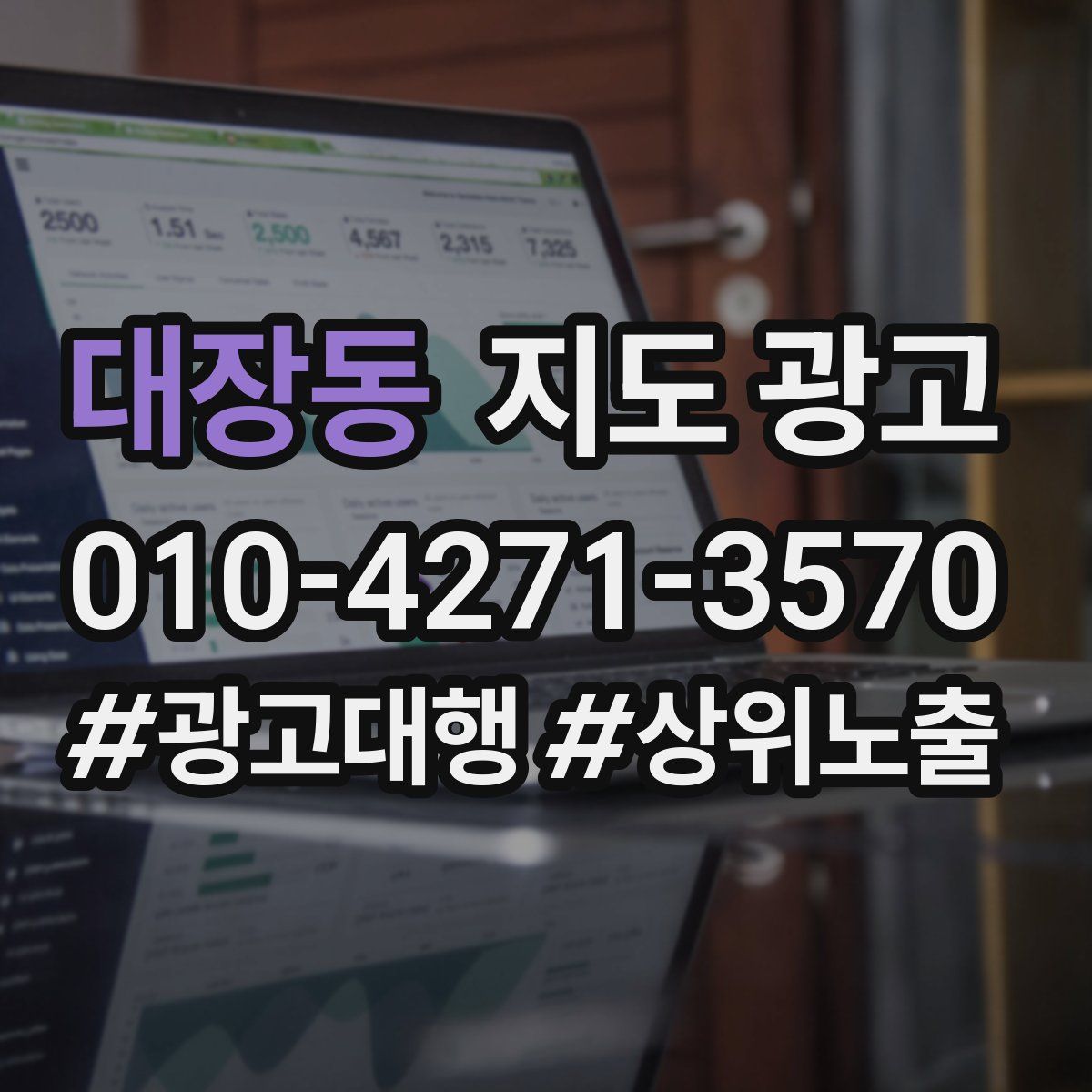 대장동 지도 광고
