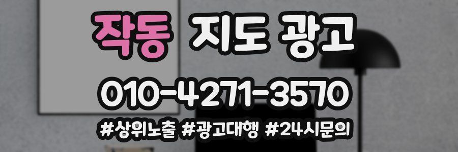 작동 지도 광고