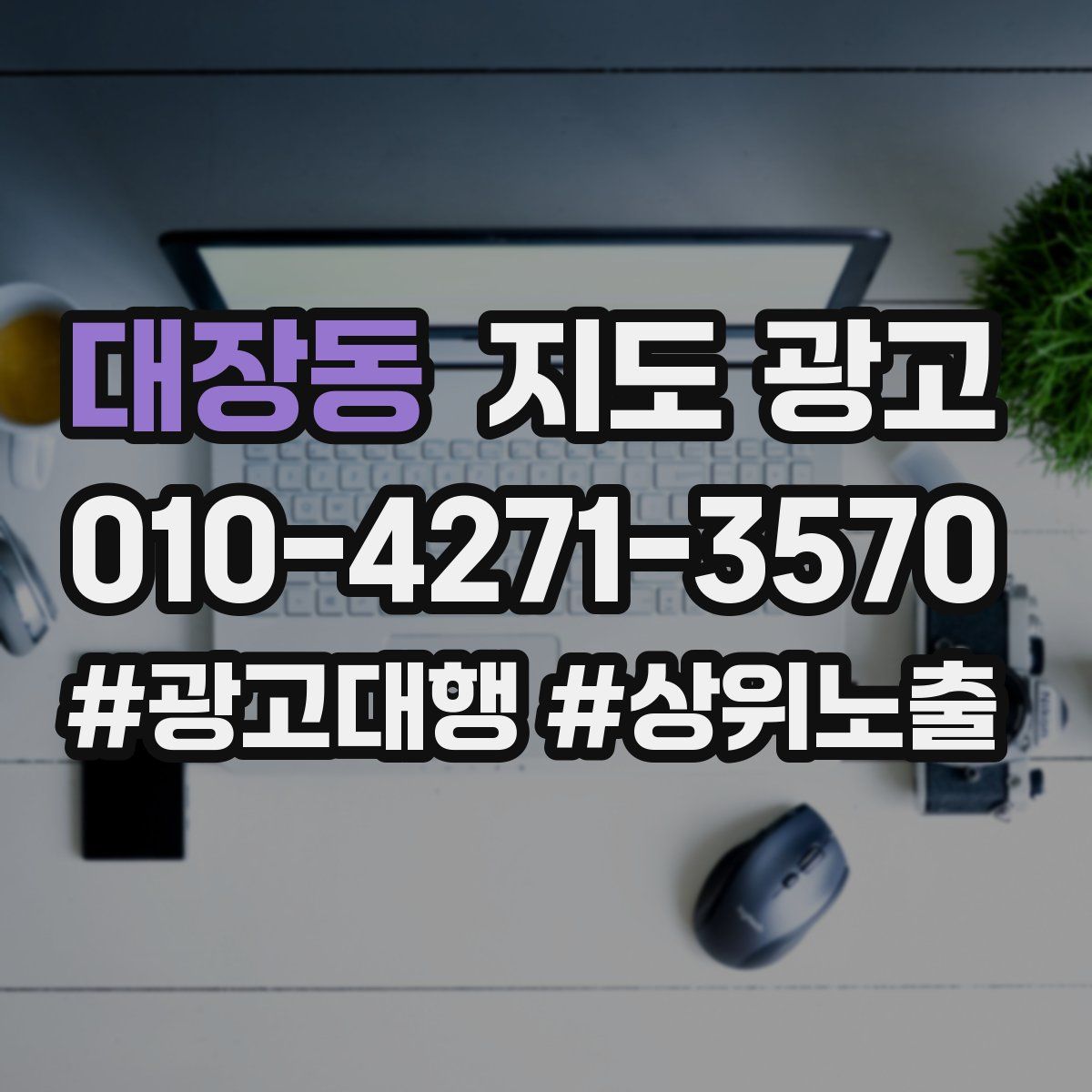 대장동 지도 광고