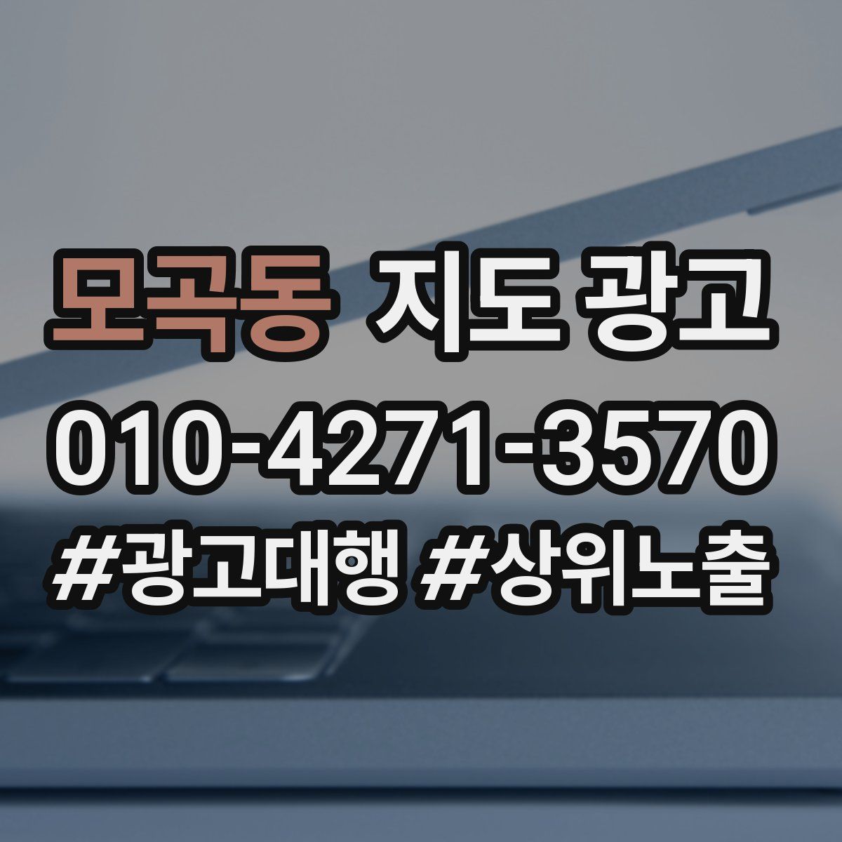 모곡동 지도 광고