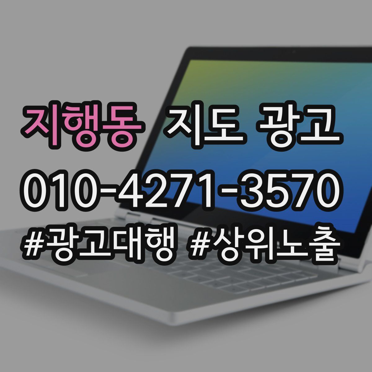 지행동 지도 광고