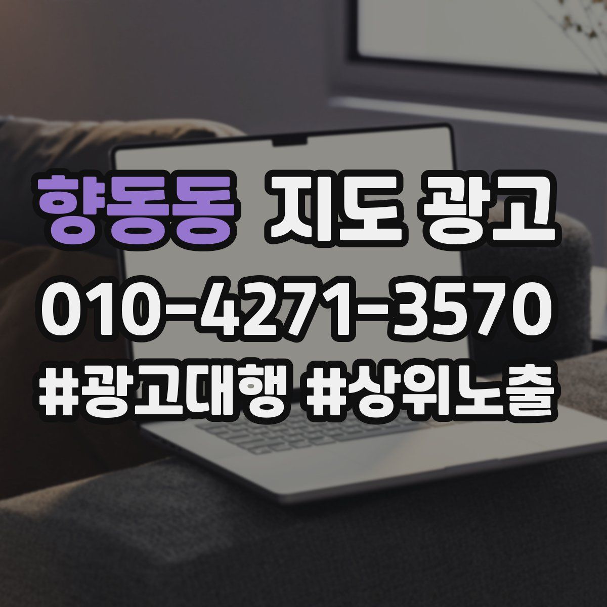향동동 지도 광고