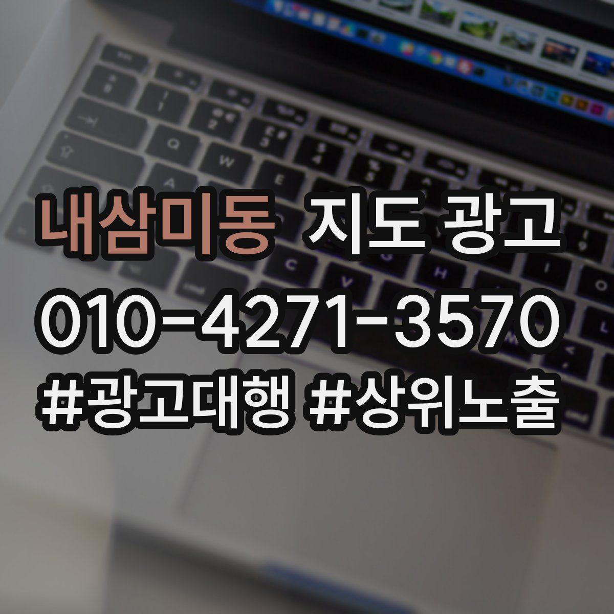 내삼미동 지도 광고