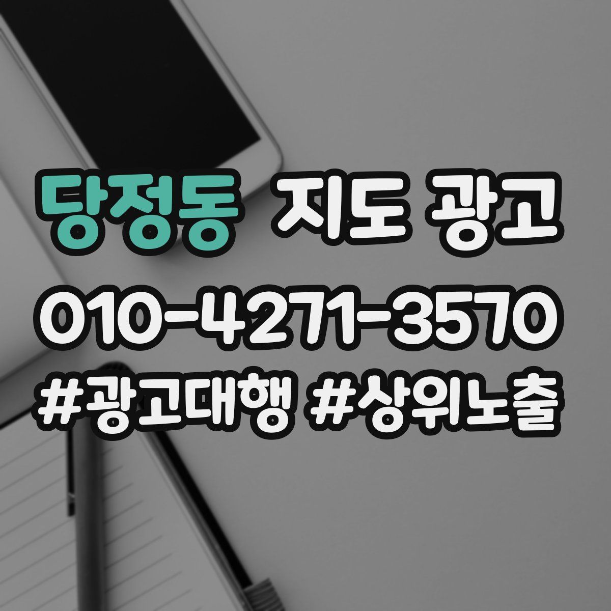 당정동 지도 광고