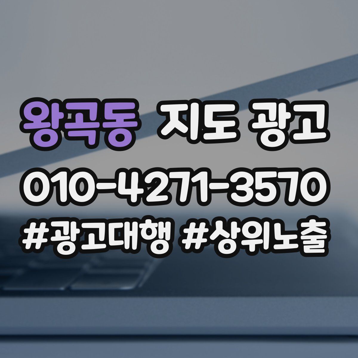 왕곡동 지도 광고