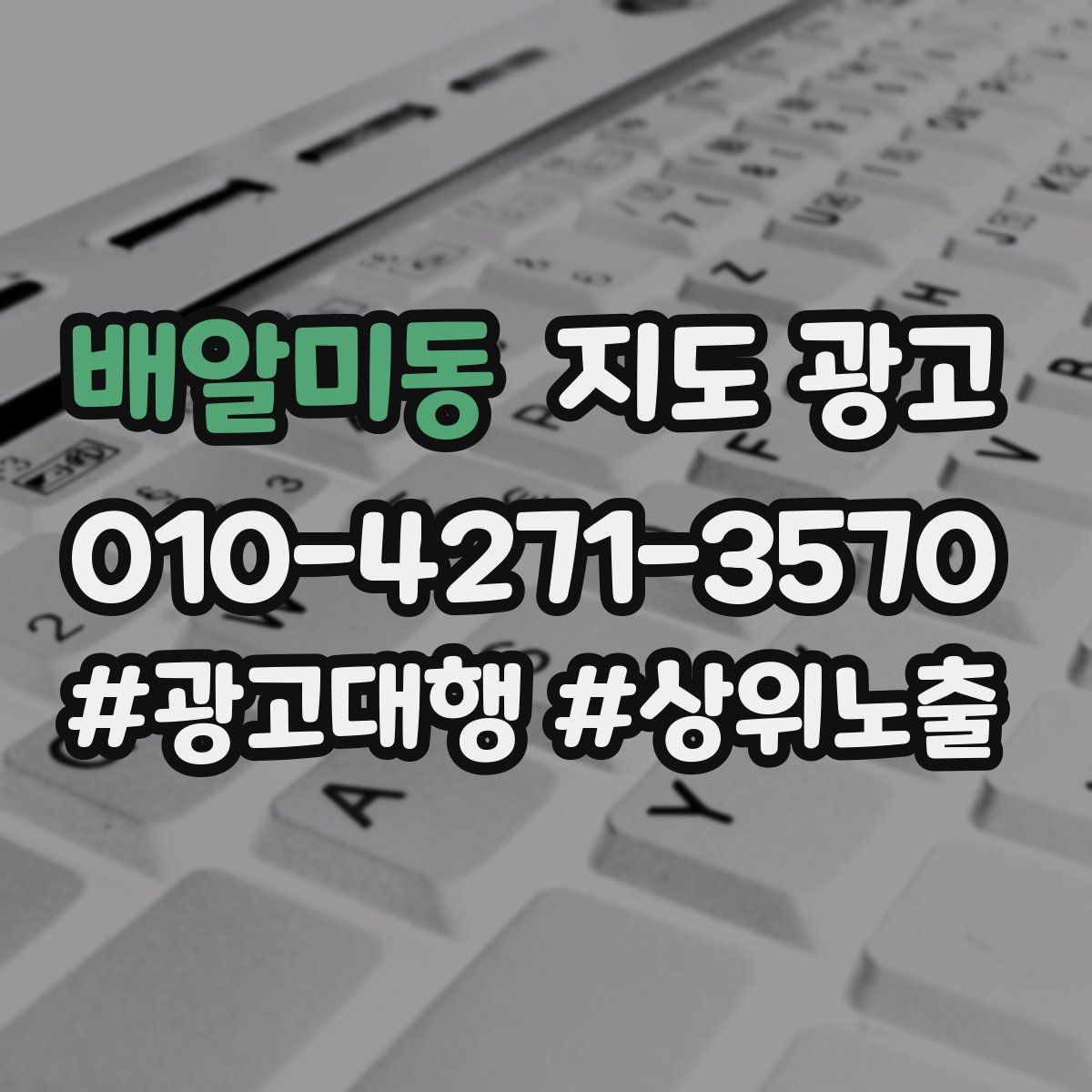 배알미동 지도 광고